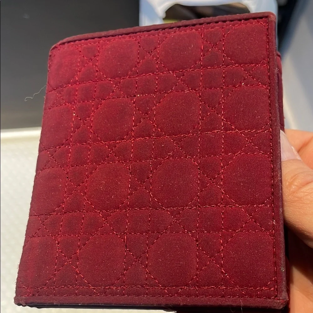 Christian Dior Quilted Jersey Wallet